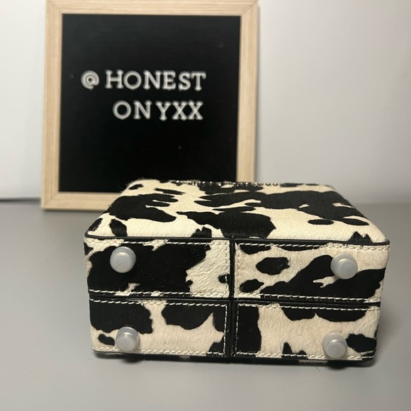 Brandon Blackwood cow print mini Kendrick trunk - Picture 5 of 13